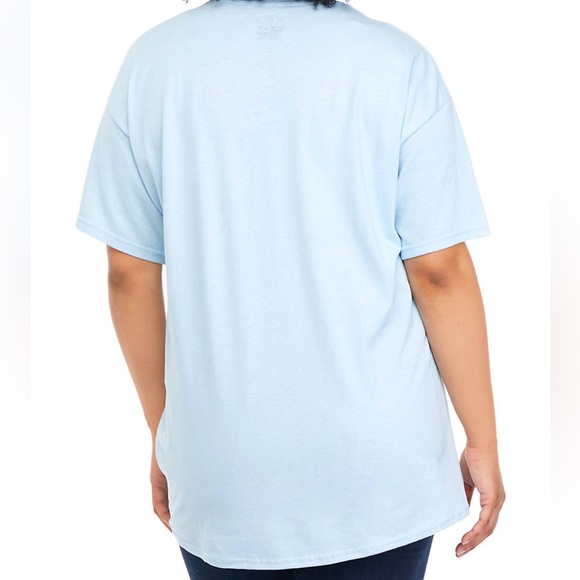 🆕Woman’s Plus Size Blue Side Knot Tom and Jerry Graphic Tee - Picture 2 of 2